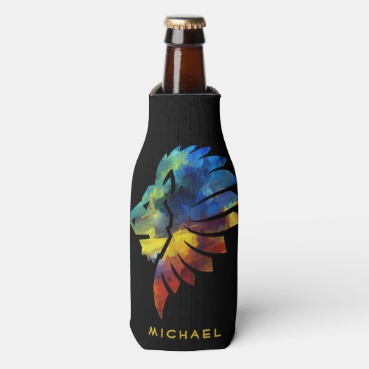 König des Dschungellililionenbodens Flaschenkühler (Flaschenvorderseite)