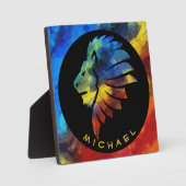 König des Dschungellililionenbodens Fotoplatte (Vorderseite)