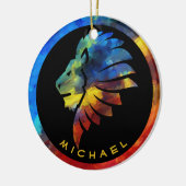 König des Dschungellililionenbodens Keramik Ornament (Links)