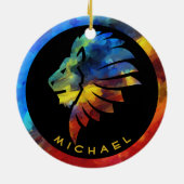 König des Dschungellililionenbodens Keramik Ornament (Hinten)