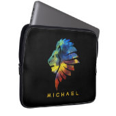 König des Dschungellililionenbodens Laptopschutzhülle (Vorne Rechts)