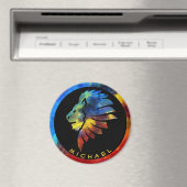 König des Dschungellililionenbodens Magnet (In Situ (Geschirrspüler))