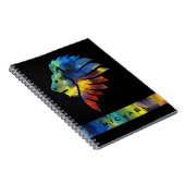 König des Dschungellililionenbodens Notizblock (Rechte Seite)