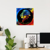 König des Dschungellililionenbodens Poster (Heimbüro)