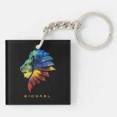 König des Dschungellililionenbodens Schlüsselanhänger (Rückseite)