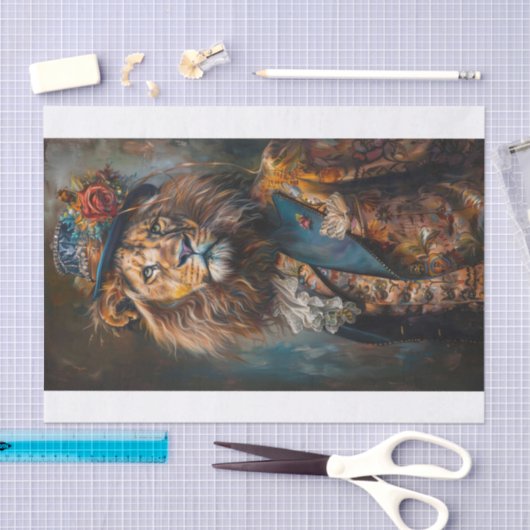 König des Dschungels11 Seidenpapier (Handwerk)