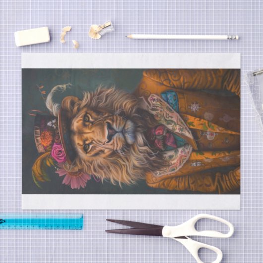 König des Dschungels2 Seidenpapier (Handwerk)