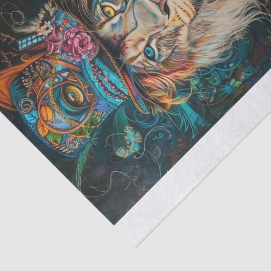 König des Dschungels4 Seidenpapier (Ausschnitt)