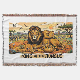 König des Dschungels Decke