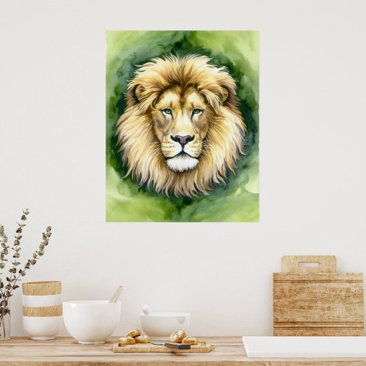 König des Dschungels: Der Nobelion Poster (Küche)