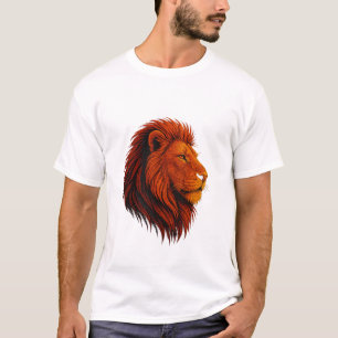 König des Dschungels - Furchtloser Neon Lion Roar T-Shirt