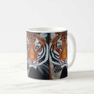 König des Dschungels Gemälde von Alfred Fox Kaffeetasse