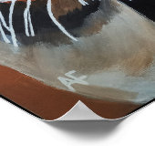 König des Dschungels Gemälde von Alfred Fox Poster (Ecke)
