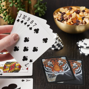 König des Dschungels Gemälde von Alfred Fox Spielkarten