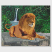 König des Dschungels Geschenkpapier (Flach)