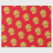 König des Dschungels Geschenkpapier (Flach)