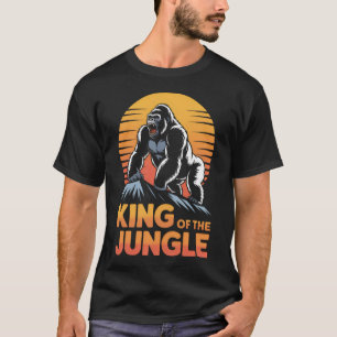König des Dschungels - Gorilla T-Shirt