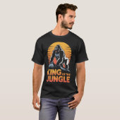 König des Dschungels - Gorilla T-Shirt (Vorne ganz)