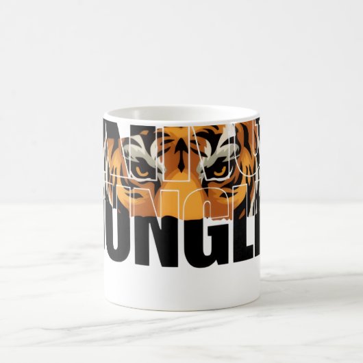 König des Dschungels Kaffeetasse (Mittel)