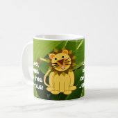 König des Dschungels Kaffeetasse (Vorderseite Links)