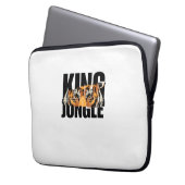 König des Dschungels Laptopschutzhülle (Vorderseite Links)