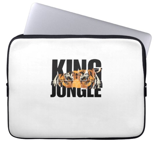König des Dschungels Laptopschutzhülle (Vorderseite)