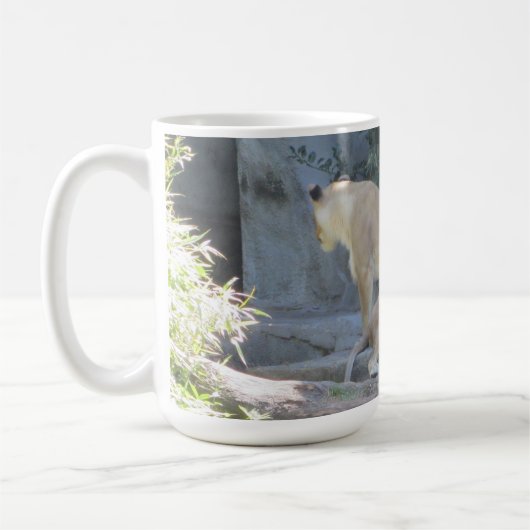 König des Dschungels 'Löwe' Kaffeetasse (Links)