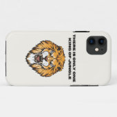 König des Dschungels Löwe Phone Case (Rückseite (Horizontal))
