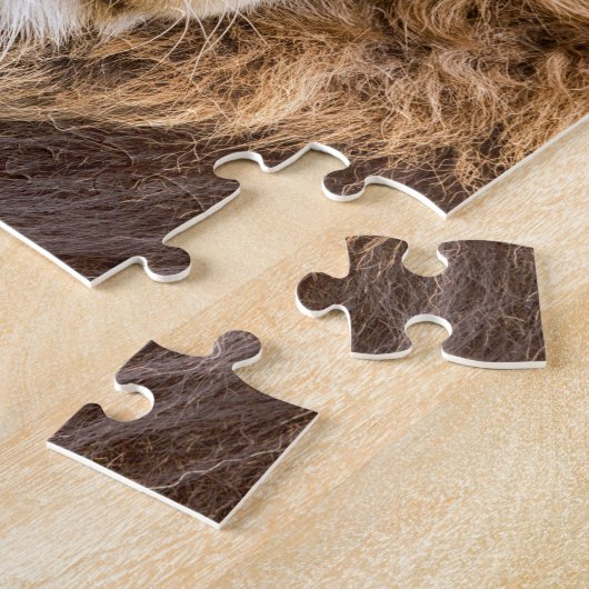 König des Dschungels - Löwenpuzzle Puzzle (Seite)