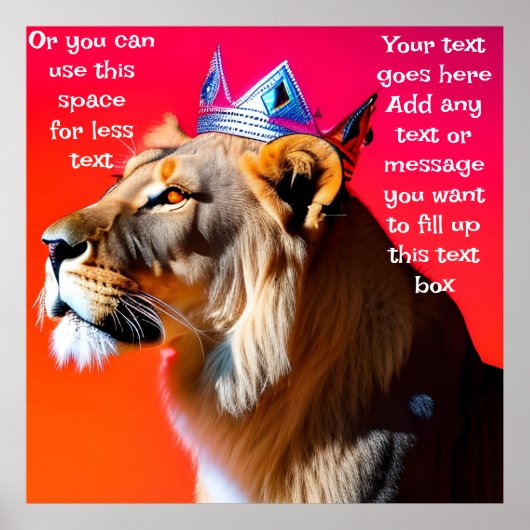 König des Dschungels Poster (Vorne)