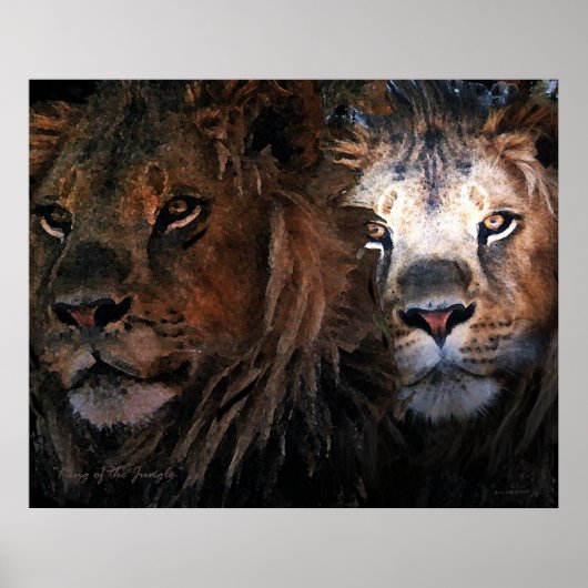 König des Dschungels Poster (Vorne)