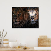 König des Dschungels Poster (Küche)