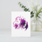 König des Dschungels Postkarte (Stehend Vorderseite)