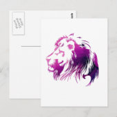 König des Dschungels Postkarte (Vorne/Hinten)