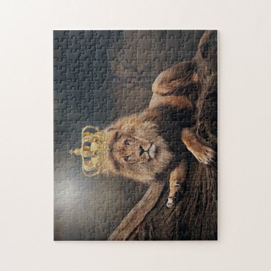 König des Dschungels Puzzle (Vertikal)