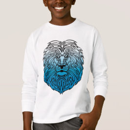 König des Dschungels, T - Shirt des Blauen Löwen