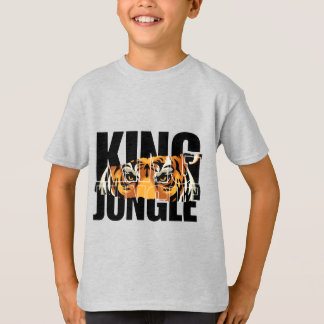 König des Dschungels Tiger Jungen T-Shirt