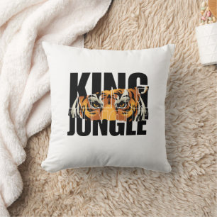 König des Dschungels Tiger Kissen
