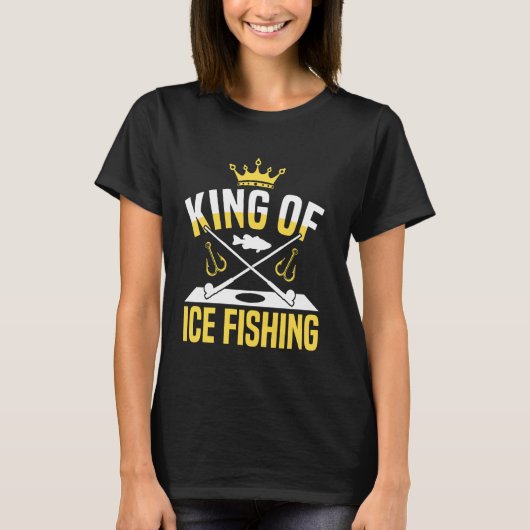 König des Eisfischens T-Shirt (Vorderseite)