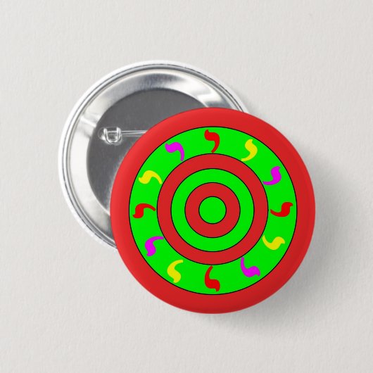 König des Feuers Button (Vorne & Hinten)