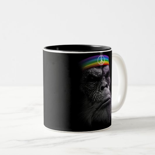 König des Friedens Zweifarbige Tasse (VorderseiteRechts)