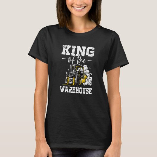 König des Gabelstaplers T-Shirt (Vorderseite)