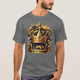 König des Gaming Royal Throne Crown Design T-Shirt
