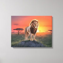 König des goldenen Lichts Leinwanddruck