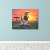 König des goldenen Lichts Leinwanddruck (Insitu (Holzboden))