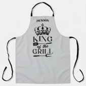 König des Grills All-Over Print Schürze (Vorderseite)