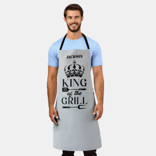 König des Grills All-Over Print Schürze