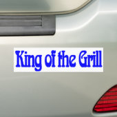 König des Grills Autoaufkleber (Auf Auto)