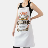 König des Grills BBQ Dad Vater-Tag Schürze (InSitu)