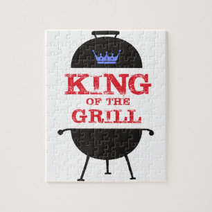 König Des Grills, Blau Kronen Rot Puzzle